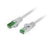 cavo di rete lanberg cat.7 s/ftp s-stp m/m 0.5m/grigio [pcf7-10cu-0050-s]