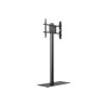 supporto tv itb piantana 700a/400h/50kg multibrackets nera [mb2425]