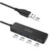 hub usb nilox usb 3.0 4-porte nero [nxhub402]