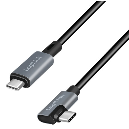 cavo usb logilink premium ricarica rapida tipo-c a tipo-c