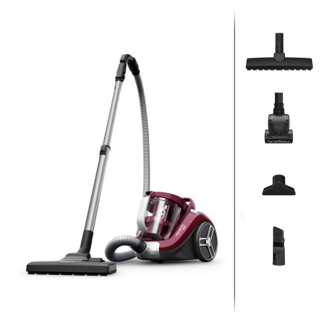 aspirapolvere rowenta compact power xxl senza sacchetto 2.5l rosso