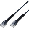 cavo di rete patch techly slim cat.6a u/utp pieghevole 2m nero [368420]