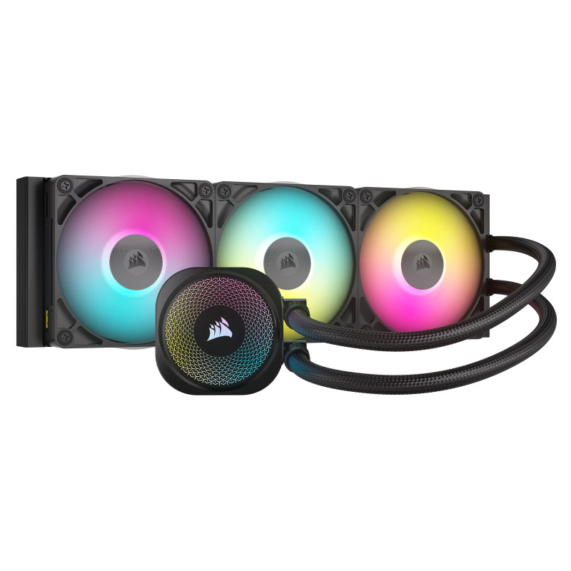 dissipatore cpu a liquido corsair icue link titan rx rgb 360mm nero