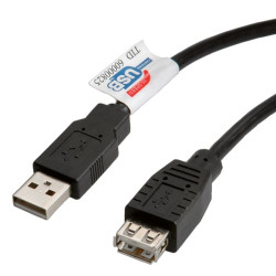 Cavo usb nilox usb2.0 tipo a-amas/fem3mt [cro11028960]