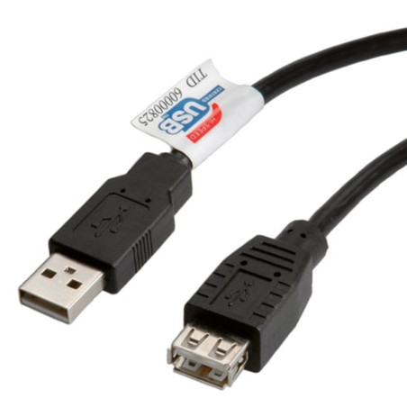 Cavo usb nilox usb2.0 tipo a-amas/fem3mt [cro11028960]