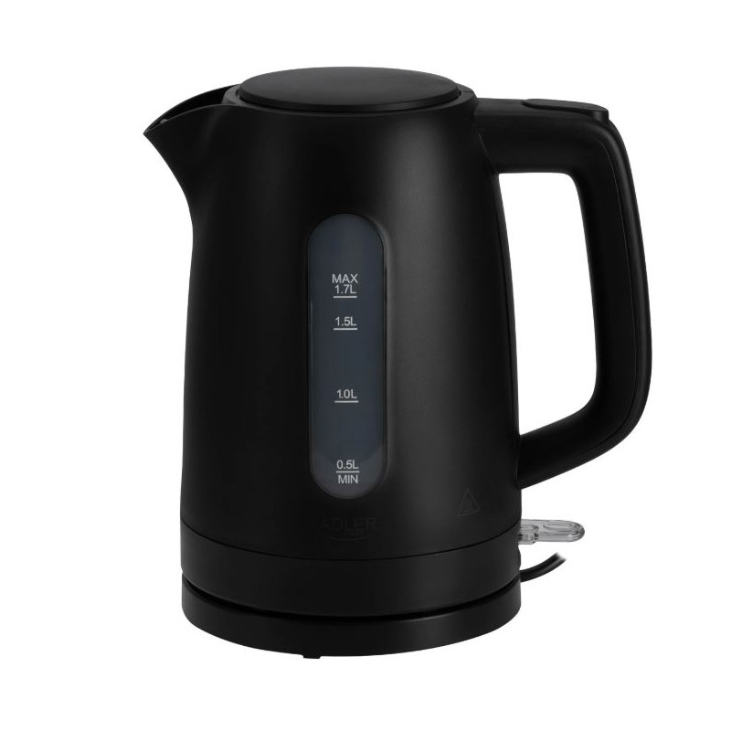 bollitore elettrico adler ad 1379 1.7l 2200w nero [ad 1379b]
