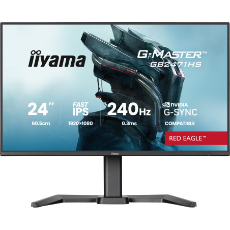 monitor led 23.8" iiyama g-master gb2471hs-b1 full hd