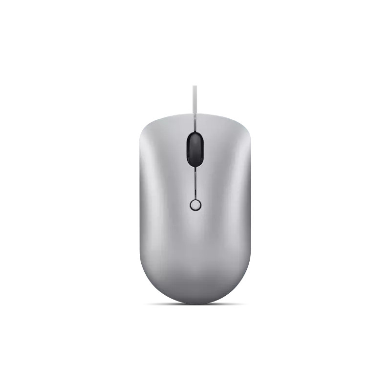 mouse lenovo 540 wired usb/ottico 2400dpi 4 tasti grigio [gy51d20877]