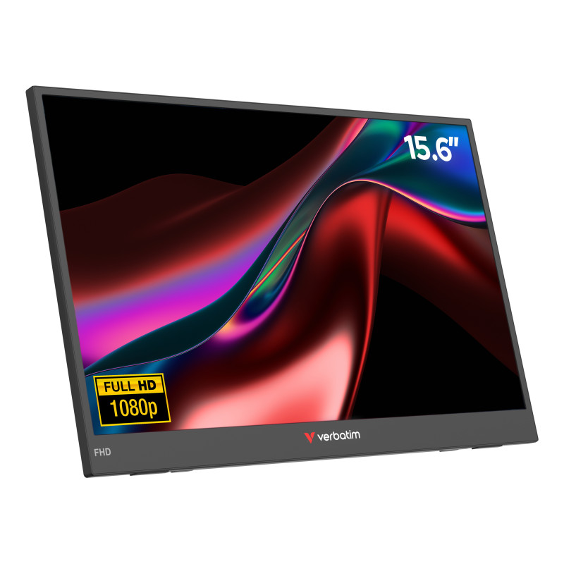 monitor portatile led 15.6'' verbatim light full hd 1920x1080p/10ms/classe
