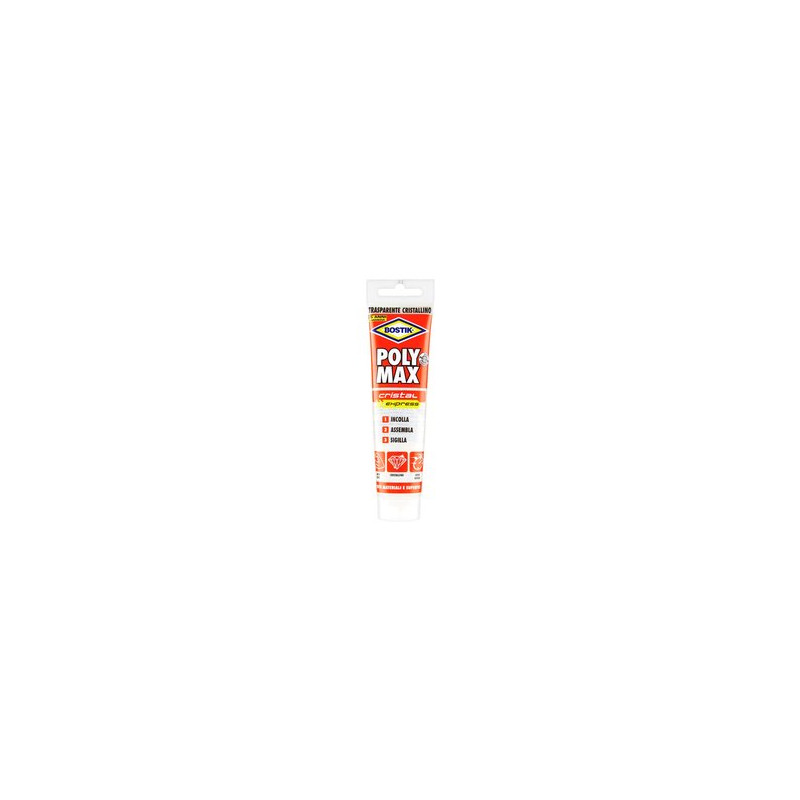 adesivo poly max g 115 cristal pz.12 bostik [bostik ]