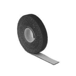 fermacavi delock in velcro 3000x13mm 1x rotolo nero [18710]