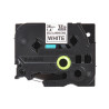 nastro etichettatrice brother 36mm nero/bianco [tzesl261]