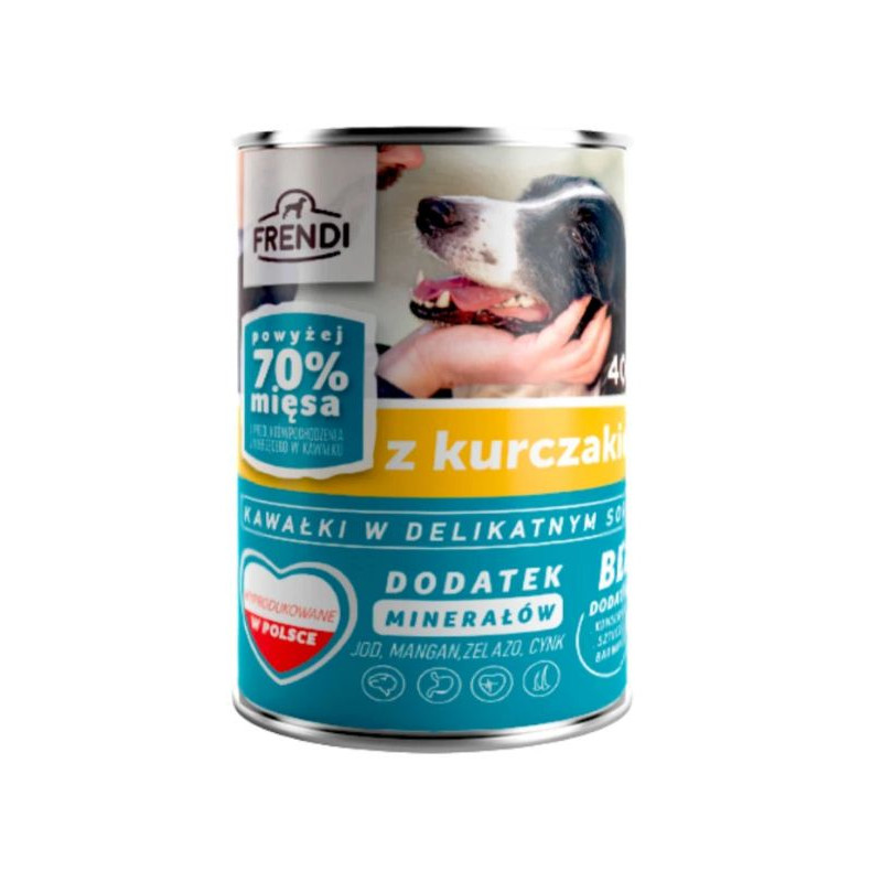 mangime frendi cibo umido per cani: pollo con salsa - 400g