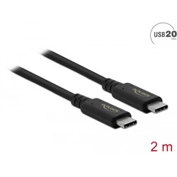 cavo delock usb4 20gbps 2m nero 86980 [86980]