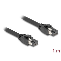 cavo di rete delock 80233 rj45 cat.8.1 s/ftp 1m fino a 40gbps nero