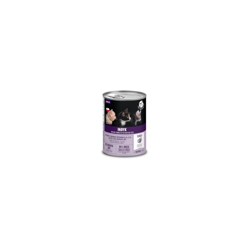 alimento umido petrepublic junior tacchino per gatti 400g