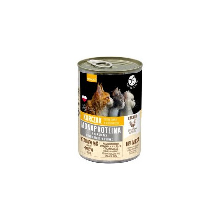 alimento umido petrepublic monoproteico con pollo in salsa per gatti