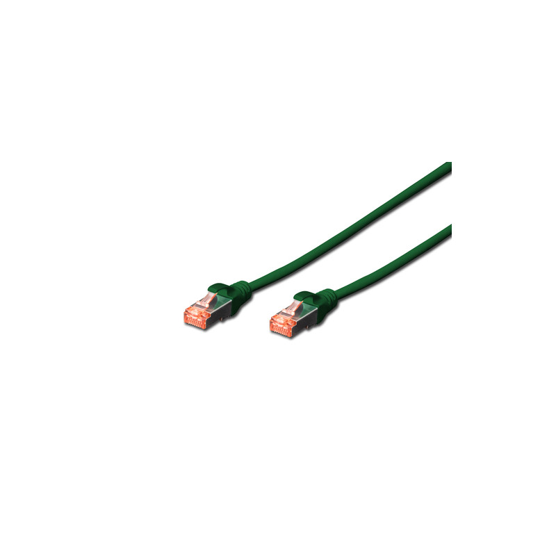 patchkabel digitus rj45 s/ftp cat6 5.00m gr?n hebelschutz [dk-1644-050/g]