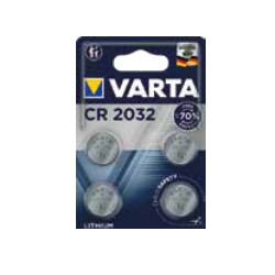 batteria a bottone varta lithium cr2032 3v 4pz [06032101404]