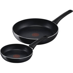 set di padelle tefal generous cook 20cm 28cm nero 2pz [c27890]
