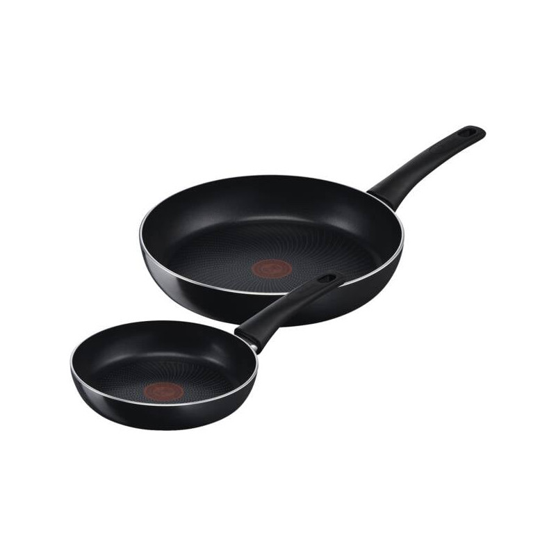set di padelle tefal generous cook 20cm 28cm nero 2pz [c27890]