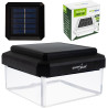 lampada solare a led greenblue gb128 ww 100x100mm 3200k nero [gb128