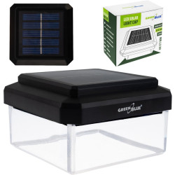 lampada solare a led greenblue gb127 ww 80x80mm 3200k nero [gb127