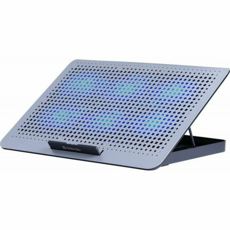 supporto per notebook defender ns-520 6w 2xusb rgb argento [awdfdp000000006]
