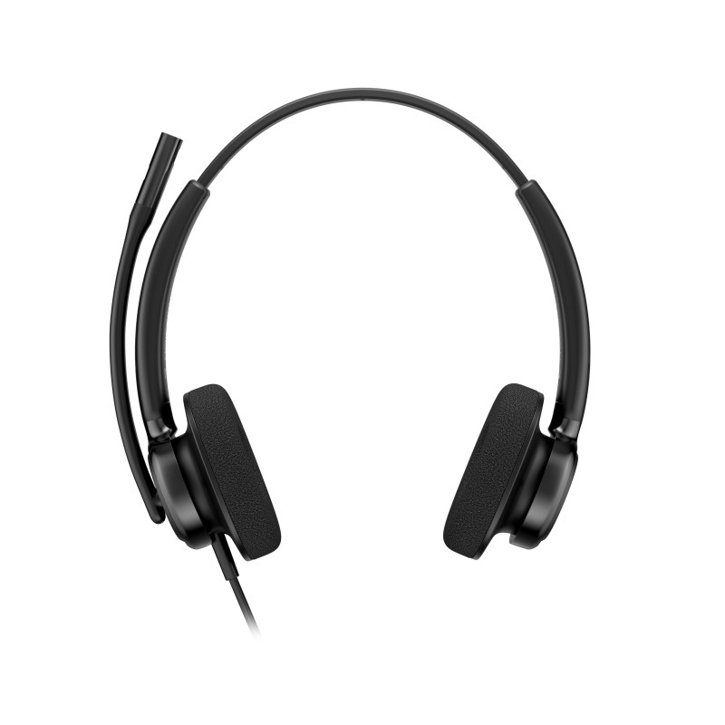 cuffie poly mission 425 stereo foam con microfono nero [uhpoybnp0000101]