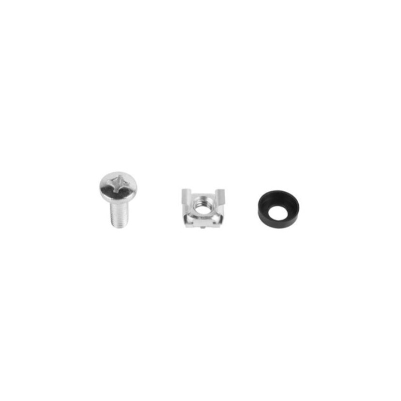 set di viti di montaggio lanberg m6 per mobili da 19'' argento