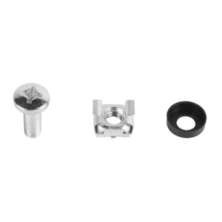 set di viti di montaggio lanberg m6 per mobili da 19'' argento