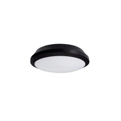 plafoniera da esterno kanlux daba pro 25w 2800lm 4000k ip65 nero