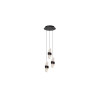 lampada a sospensione lucide kligande 3x8w 600lm 2700k ip20 nero