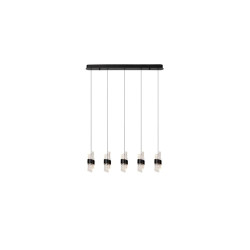 lampada a sospensione lucide kligande 5x7.8w 620lm 2700k ip20 nero