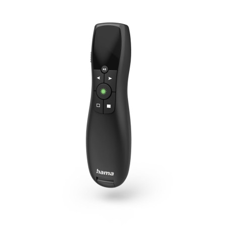 presentatore hama greenlight wireless 4in1 laser verde nero [00139918]