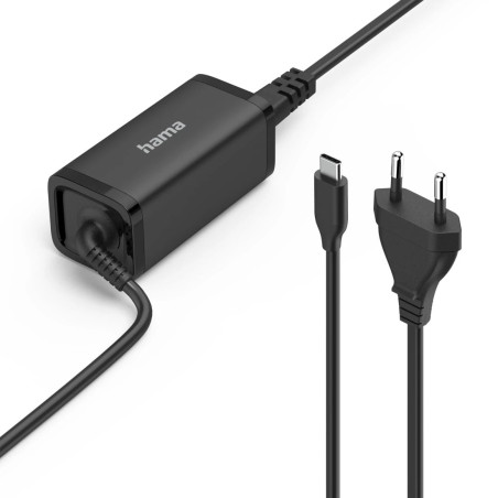 alimentatore hama 00200022 per notebook usb-c 45w nero [00200022]