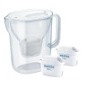 caraffa filtrante brita style essential 2.4l + 2 cartucce maxtrapro