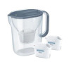 caraffa filtrante brita style essential 2.4l + 2 cartucce maxtrapro
