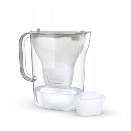caraffa filtrante brita style essential 2.4l + 3 cartucce maxtrapro