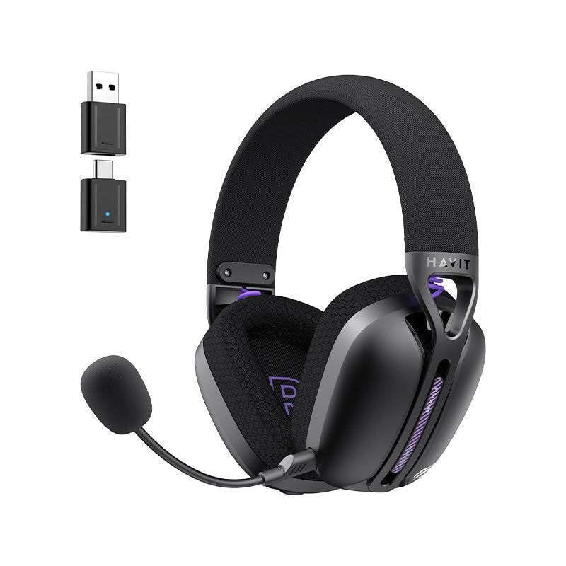cuffia havit fuxi-h3 plus wireless bluetooth per gaming 3.5mm