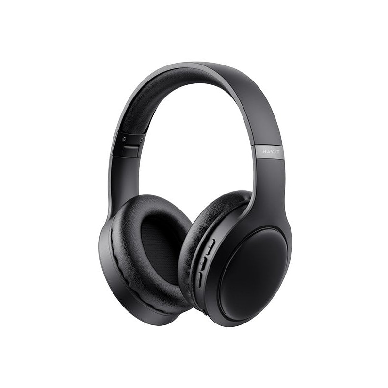 cuffia havit h630bt wireless bluetooth 3.5mm con microfono nero [h630bt