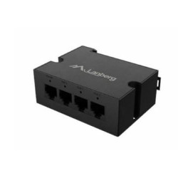 switch lanberg din-fe4-at-30w industriali 4 porte nero