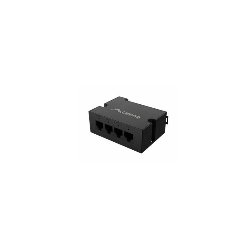 switch lanberg din-fe4-at-30w industriali 4 porte nero