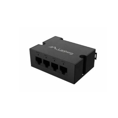 switch lanberg din-fe4-at-30w industriali 4 porte nero
