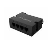 switch lanberg din-fe4-at-30w industriali 4 porte nero