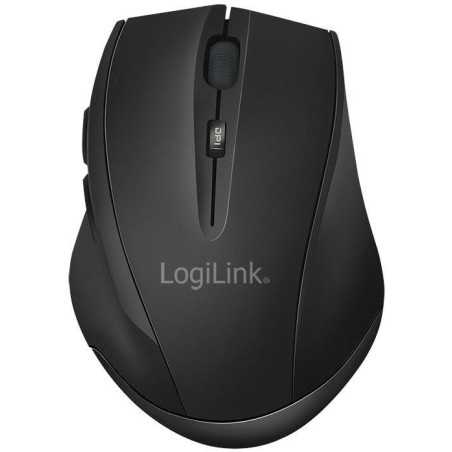 mouse logilink bt5.0 wireless usb ottico 1600dpi nero [umllirbdid0032b]