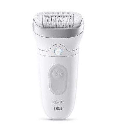 epilatore braun se7-000 1ct silk-epil 7 bianco-argento