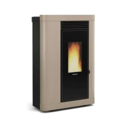 stufa a pellet extraflame annabella plus 5.0 9kw classe a+ grigio