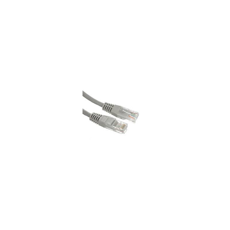 cavo di rete patch a-lan (rj45 - rj45) u/utp cat.6 0.5m grigio