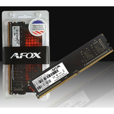 ram dimm ddr4 4gb afox 2666mhz micron chip [afld44fk1p]